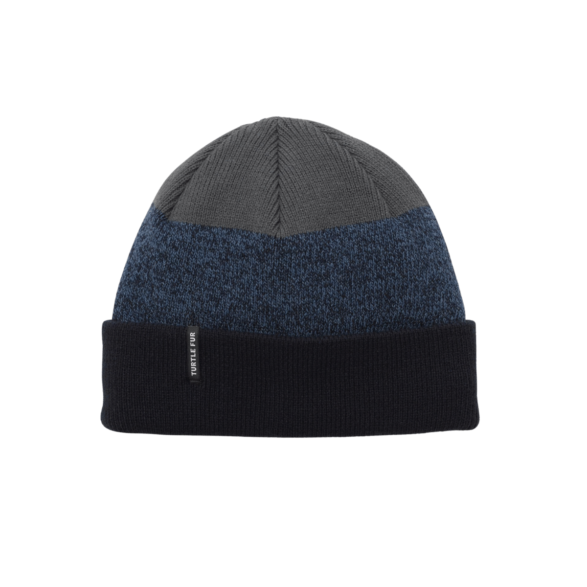 TURTLE FUR OCEAN RAGG WOOL ANDRE HAT NAVY, FRONT ANGLE