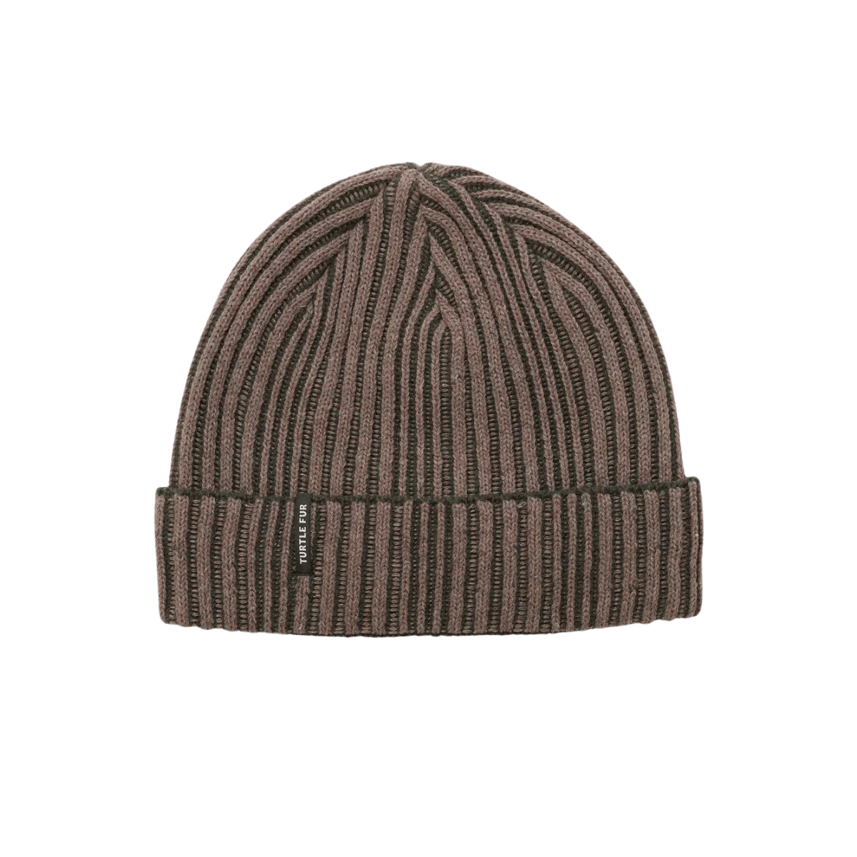 TURTLE FUR OCEAN RAGG WOOL BRYAN HAT BROWN, FRONT ANGLE