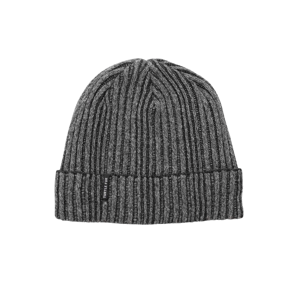 TURTLE FUR OCEAN RAGG WOOL BRYAN HAT CHARCOAL, FRONT ANGLE