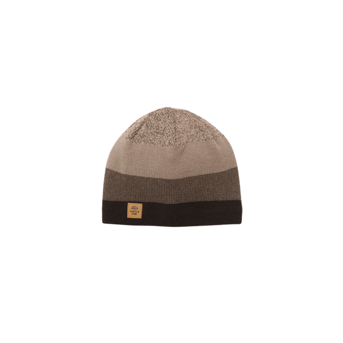 TURTLE FUR OCEAN RAGG WOOL BTV, BARK COLOR, FRONT LOGO