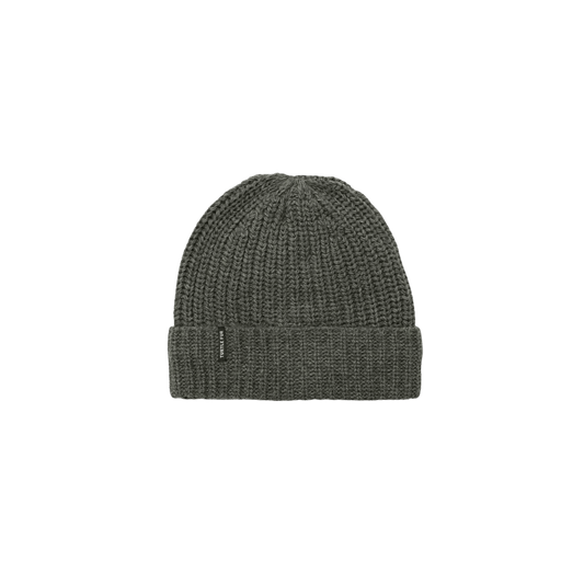 TURTLE FUR OCEAN RAGG WOOL ETHAN HAT, SAGE COLOR, FRONT LOGO
