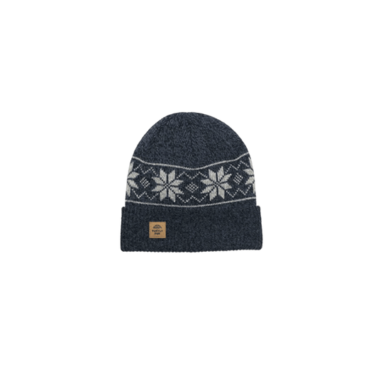 TURTLE FUR OCEAN RAGG WOOL MOUNT SNOW, NAVY COLOR, FRONT LOGO