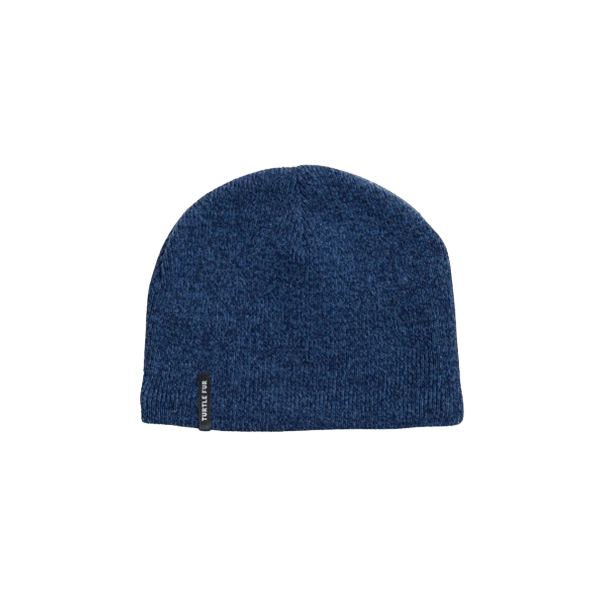 TURTLE FUR OCEAN RAGG WOOL N.E. SOLID, BLUE, FRONT ANGLE, LOGO