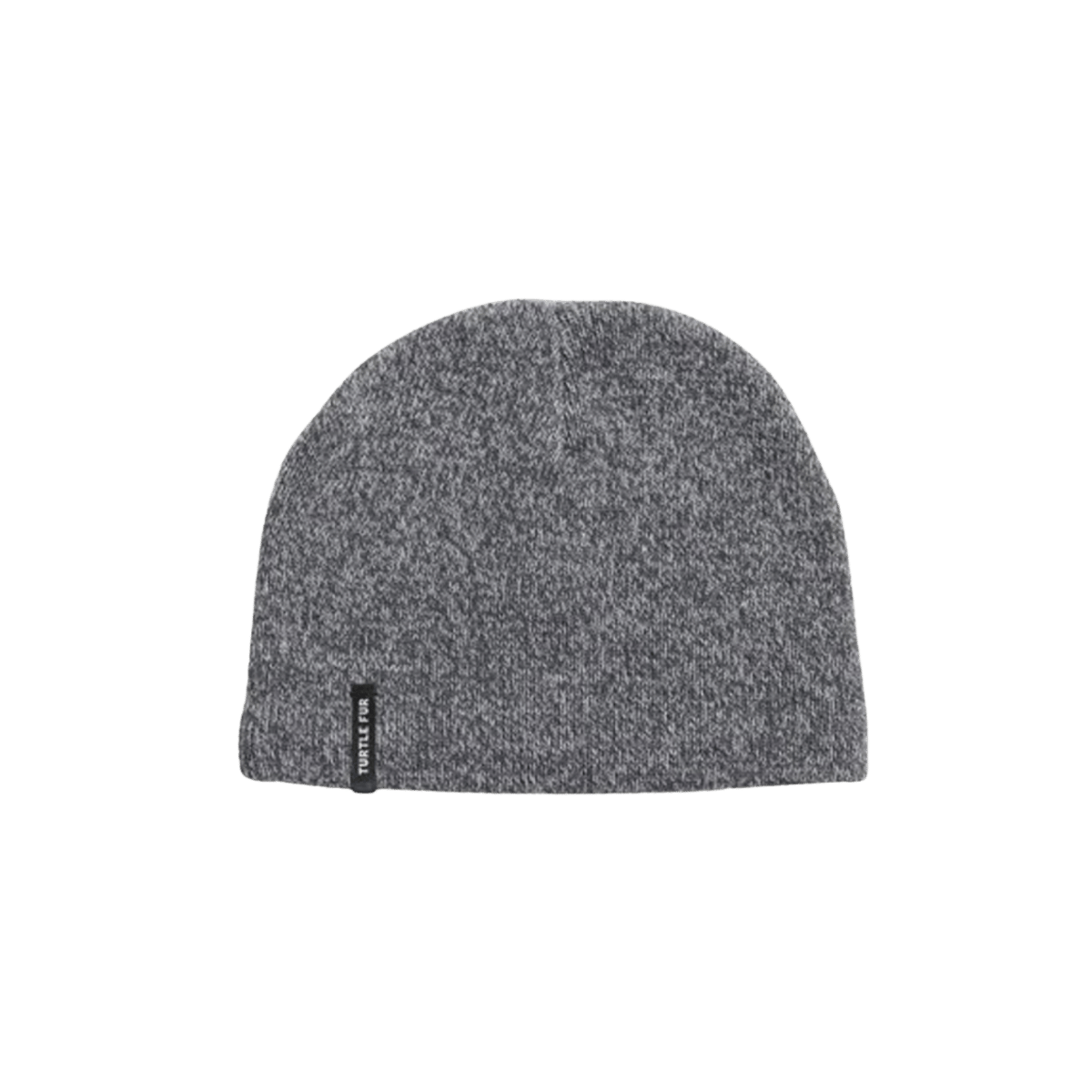 TURTLE FUR OCEAN RAGG WOOL N.E. SOLID, GRAY, FRONT ANGLE, LOGO