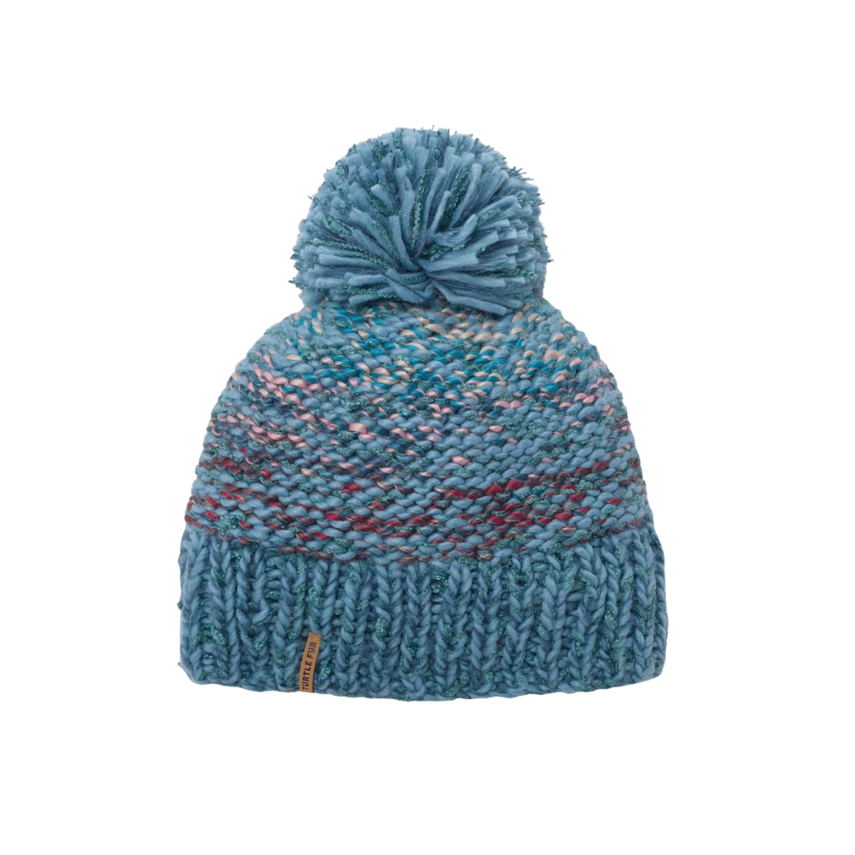 TURTLE FUR W FIREFLY POM BLUE BIRD