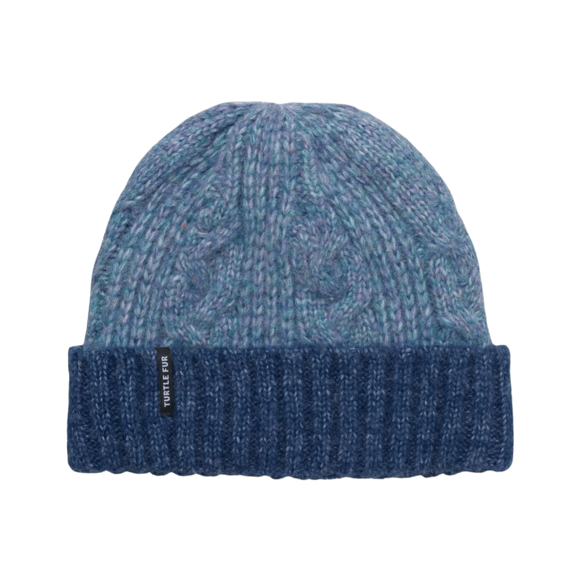 TURTLE FUR YOUTH MISO HAT BLUE MOON, FRONT ANGLE