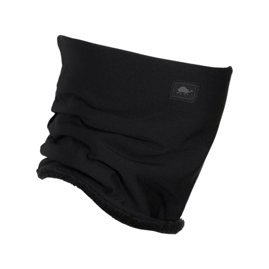 TURTLE FUR COMFORT SHELL FLUFFY LINED NECKULA - BLACK