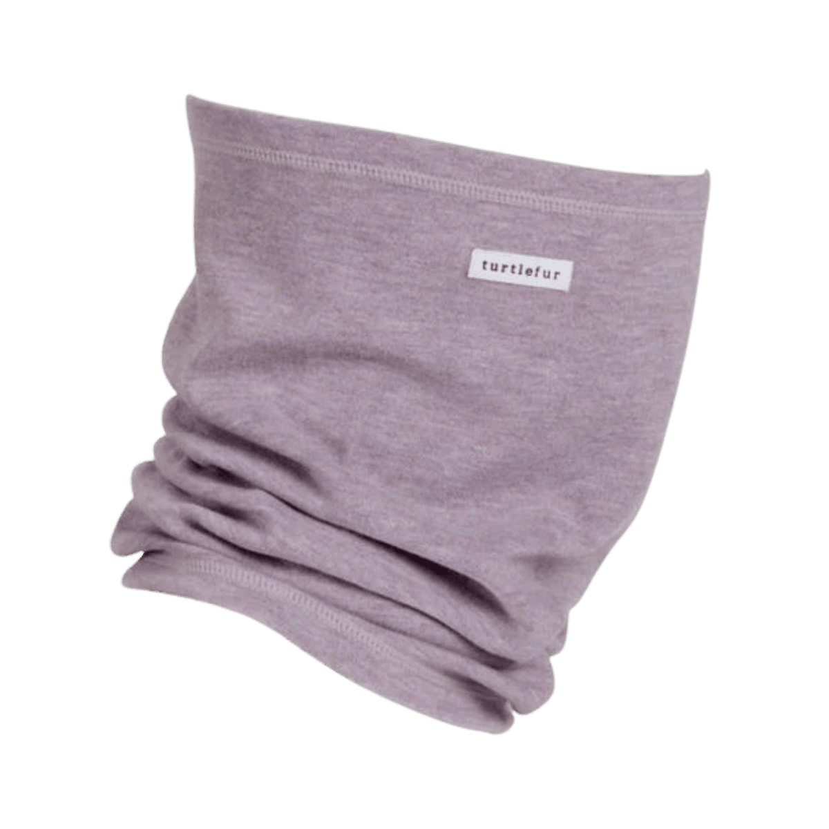 TURTLE FUR COMFORT SHELL LUXE PIPE DREAM NECK GAITER - IRIS - FRONT VIEW
