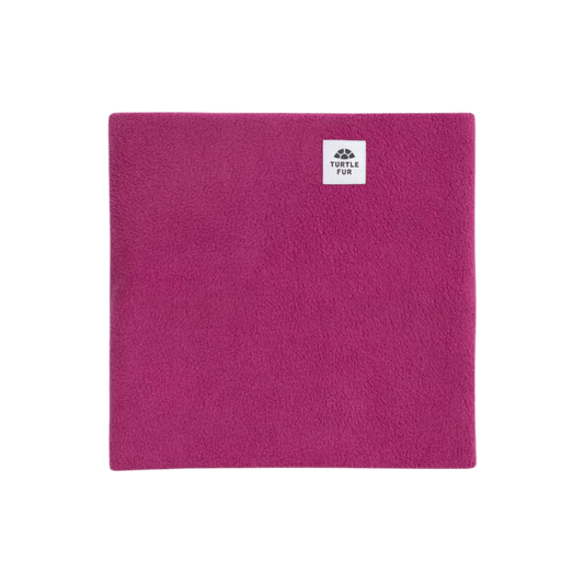 TURTLE FUR KIDS CHELONIA 150 FLEECE DOUBLE NECK WARMER - AZALEA - FRONT