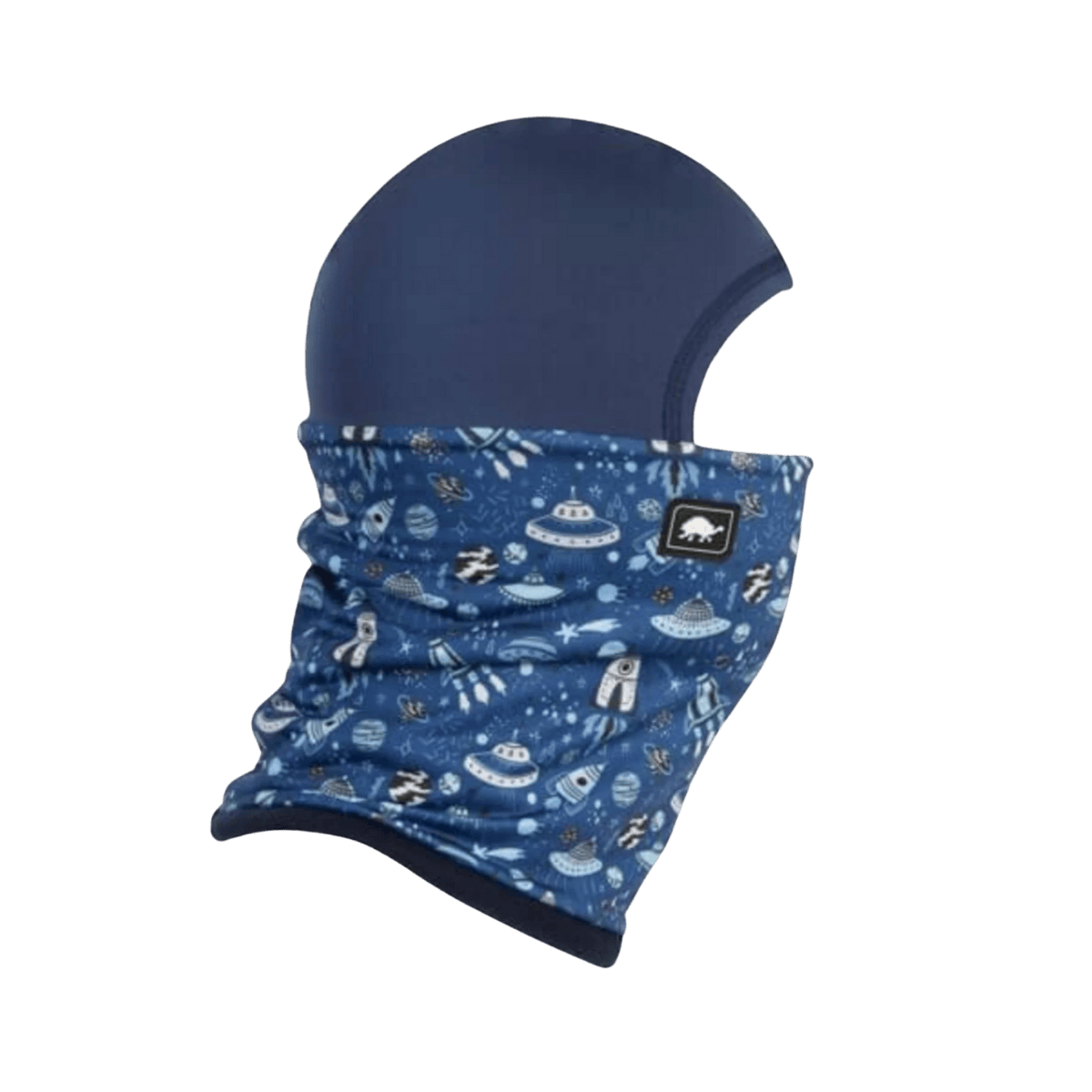 TURTLE FUR KIDS COMFORT SHELL NECKULA SHELLACLAVA - WAY OUT THERE - RIGHT ANGLE VIEW