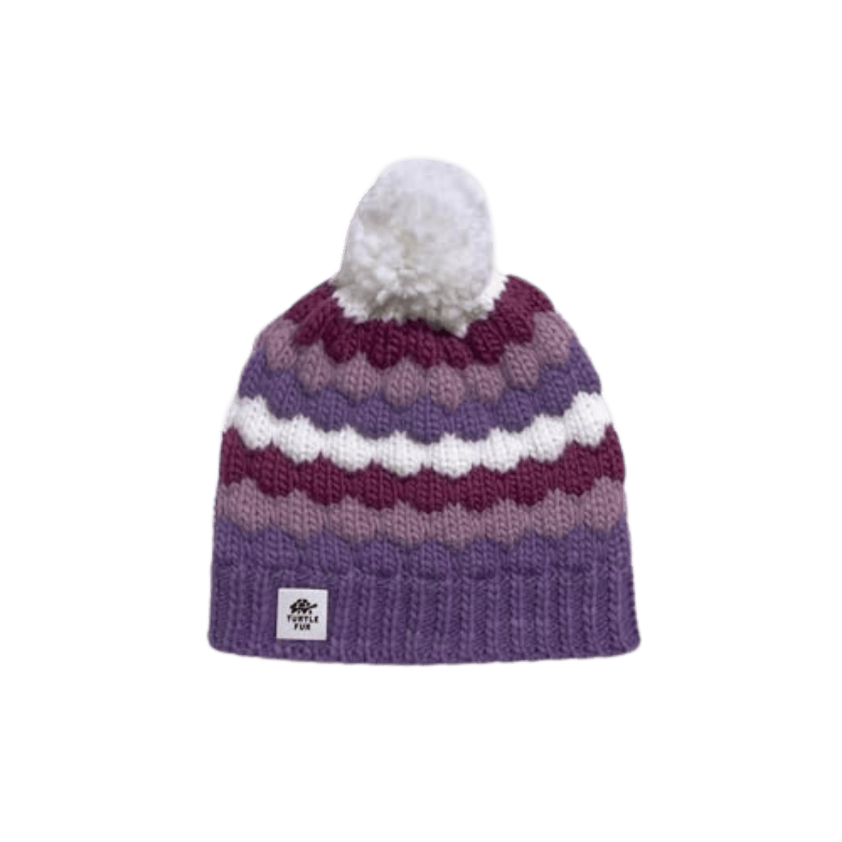 TURTLE FUR KIDS JOCELYN BEANIE - PURPLE