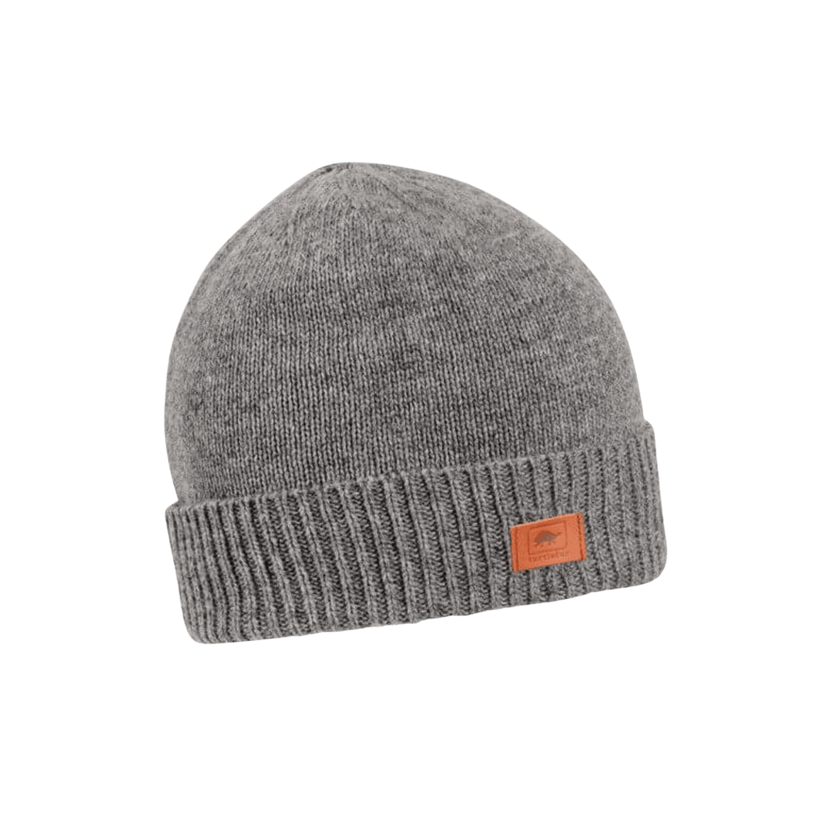 TURTLE FUR LAMBSWOOL THATCHER BEANIE - CHARCOAL
