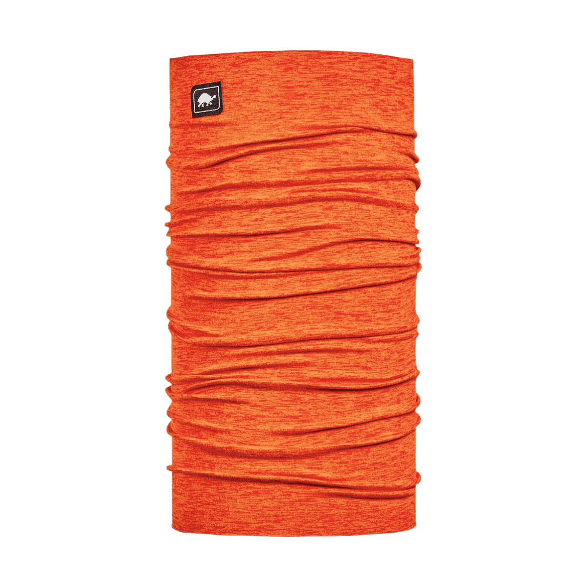TURTLE FUR TOTALLY TUBULAR STRIA NECK GAITER - LAVA - FRONT VIEW