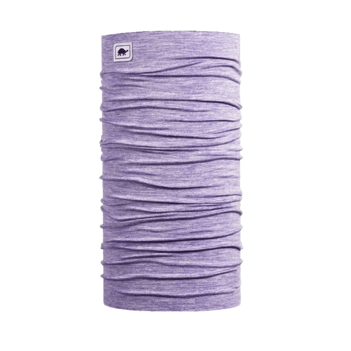 TURTLE FUR TOTALLY TUBULAR STRIA NECK GAITER - LAVENDER - FRONT VIEW