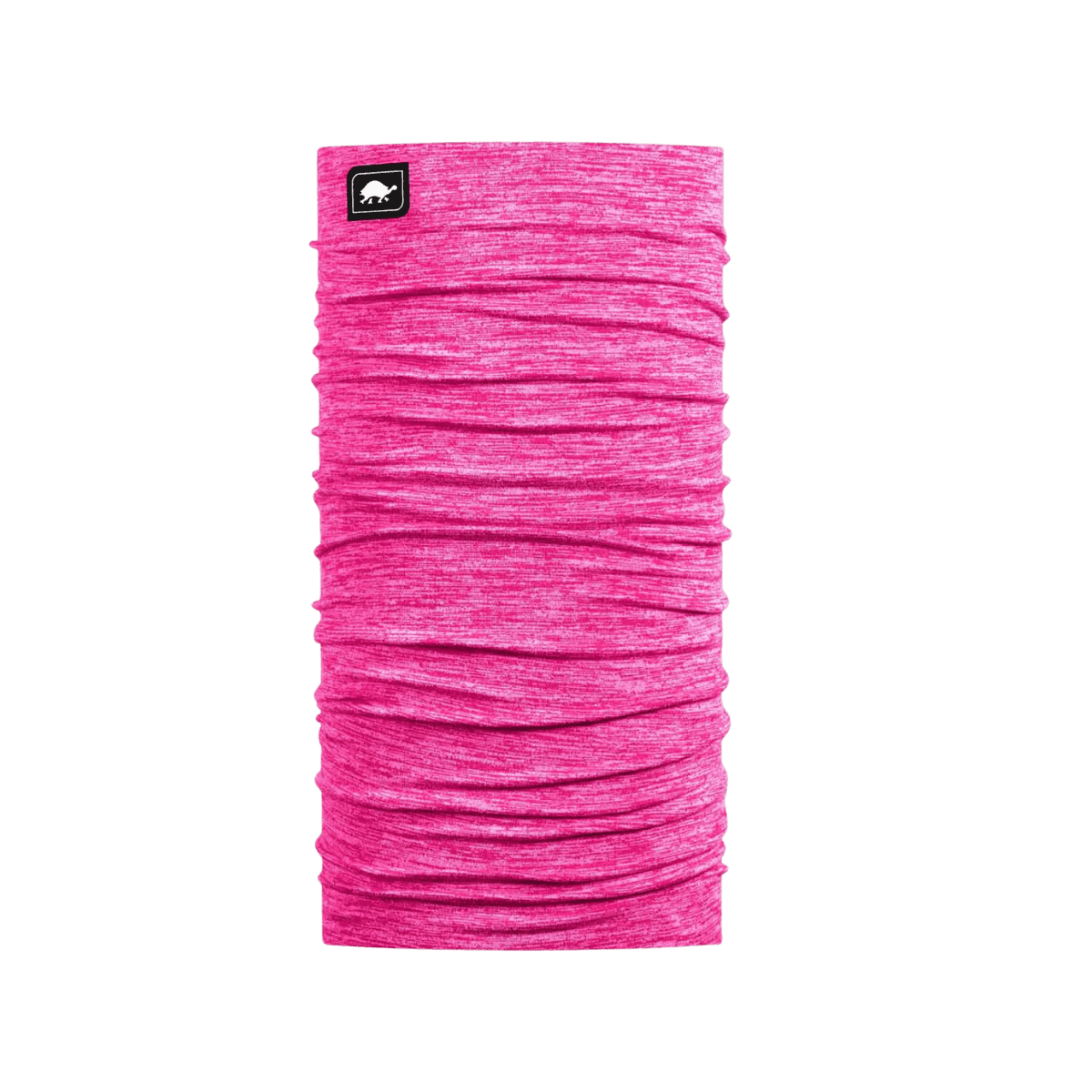 TURTLE FUR TOTALLY TUBULAR STRIA NECK GAITER - WATERMELON - FRONT VIEW