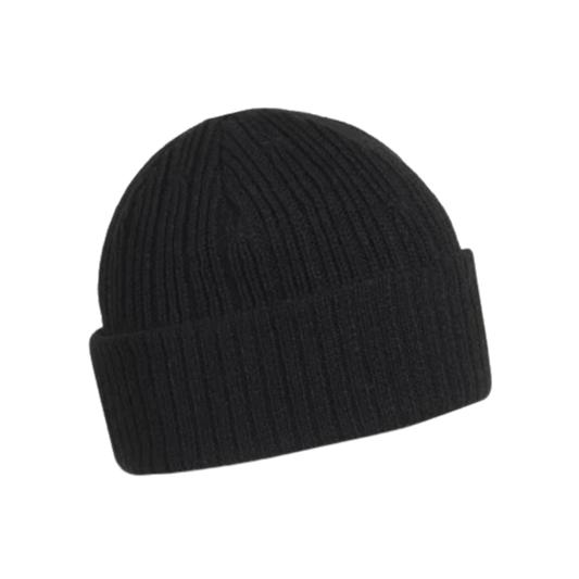 TURTLE FUR WYATT BEANIE - BLACK 