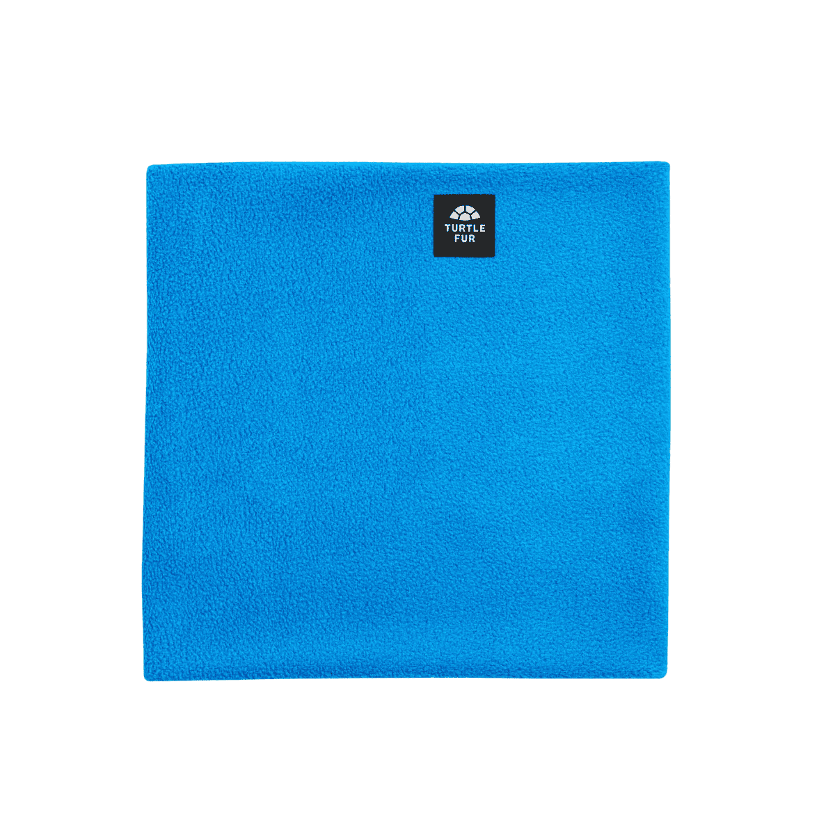 TURTLE FUR YOUTH CHELONIA 150 FLEECE DOUBLE LAYER NECK WARMER - BLUE - FRONT VIEW