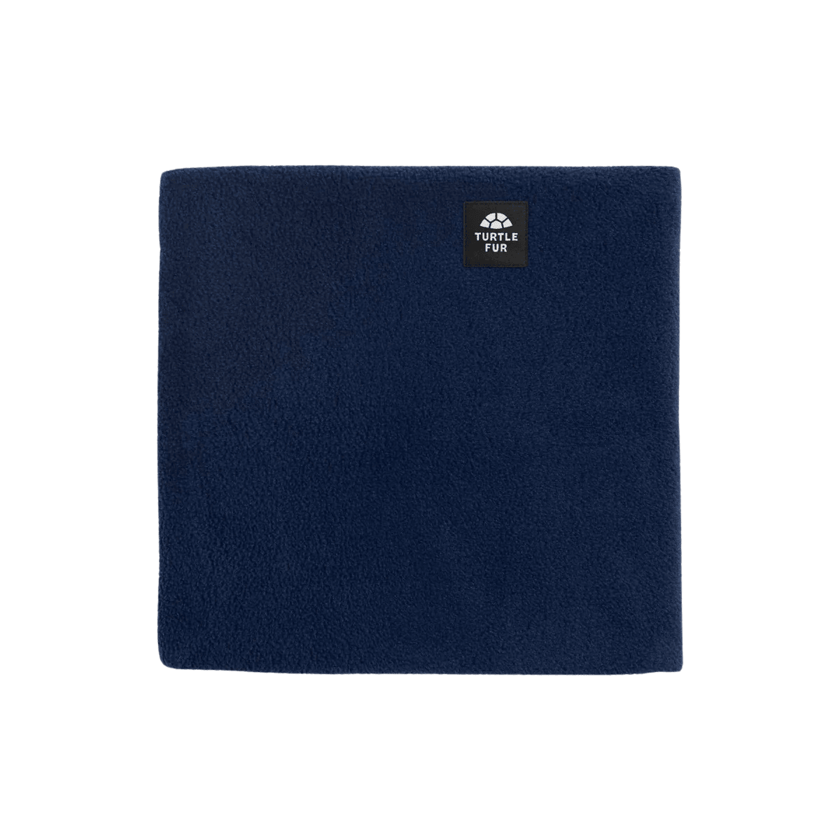 TURTLE FUR YOUTH CHELONIA 150 FLEECE DOUBLE LAYER NECK WARMER - NAVY - FRONT VIEW