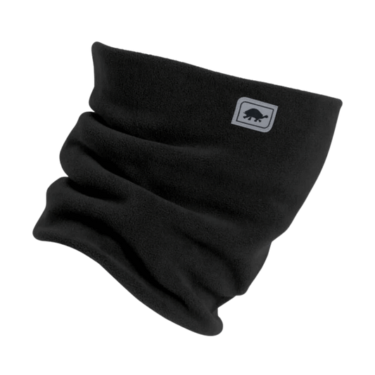 TURTLE FUR YOUTH CHELONIA 150 FLEECE DOUBLE LAYER NECK WARMER - BLACK