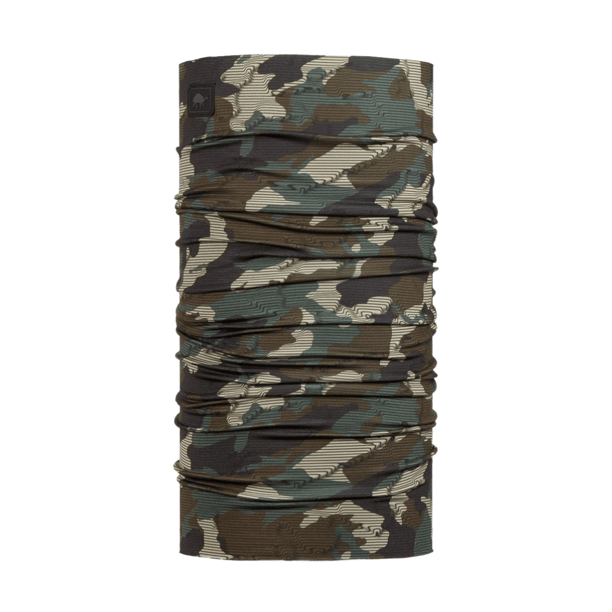 TURTLE FUR YOUTH COMFORT SHELL TOTALLY TUBULAR PRINT NECK GAITER - JUNGLE CAMO