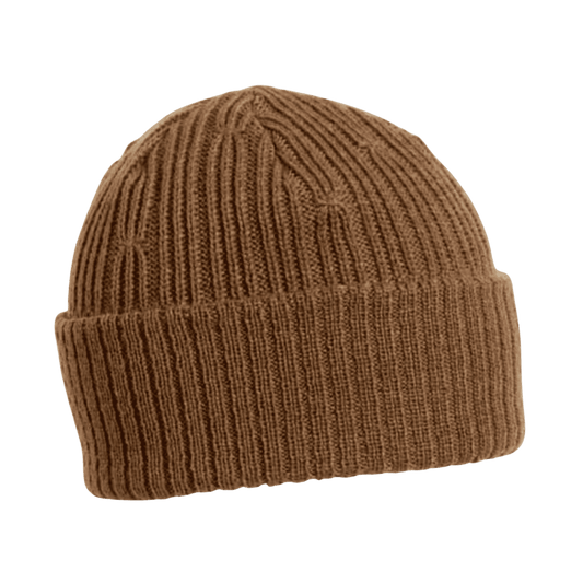 TURTLE FUR YOUTH WYATT BEANIE - BROWN