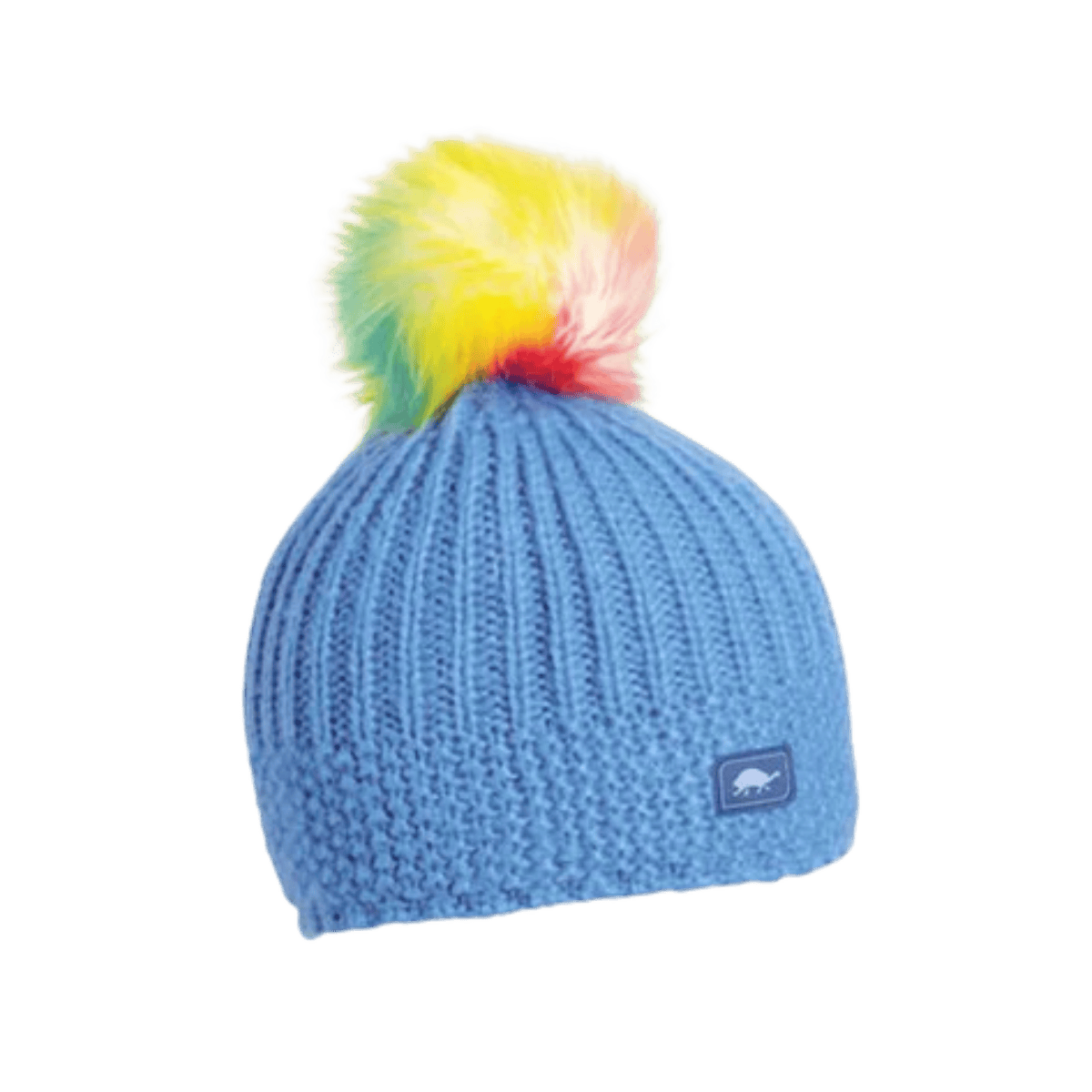TURTLE FUR KIDS SUZIE BEANIE - SKY - FRONT VIEW