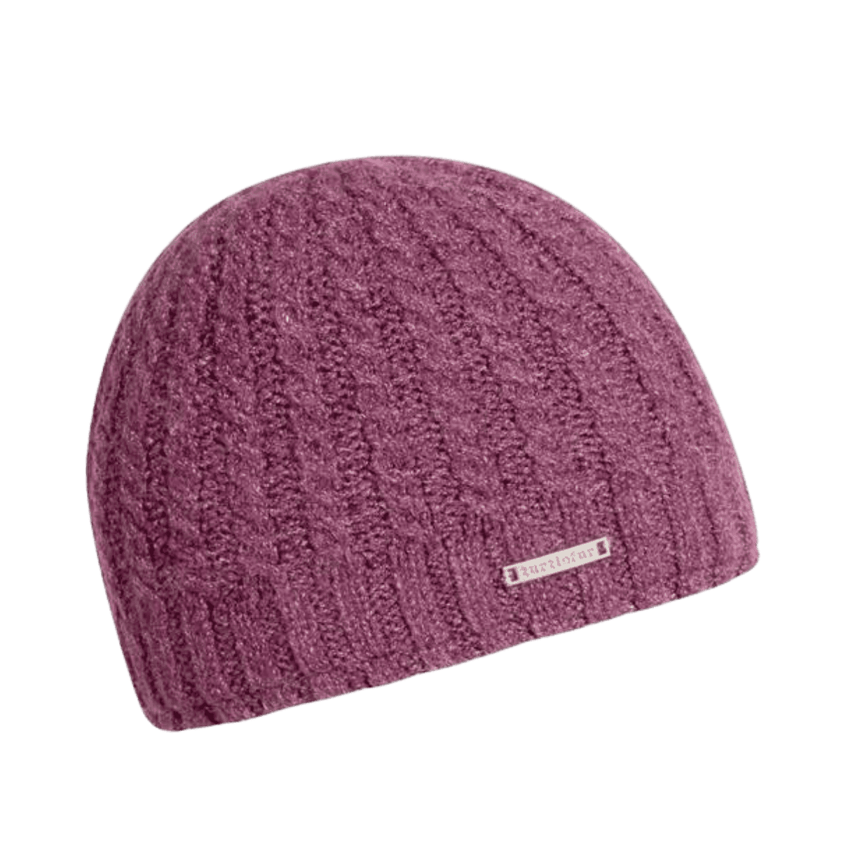 TURTLE FUR RECYCLED PELLY BEANIE - WINE