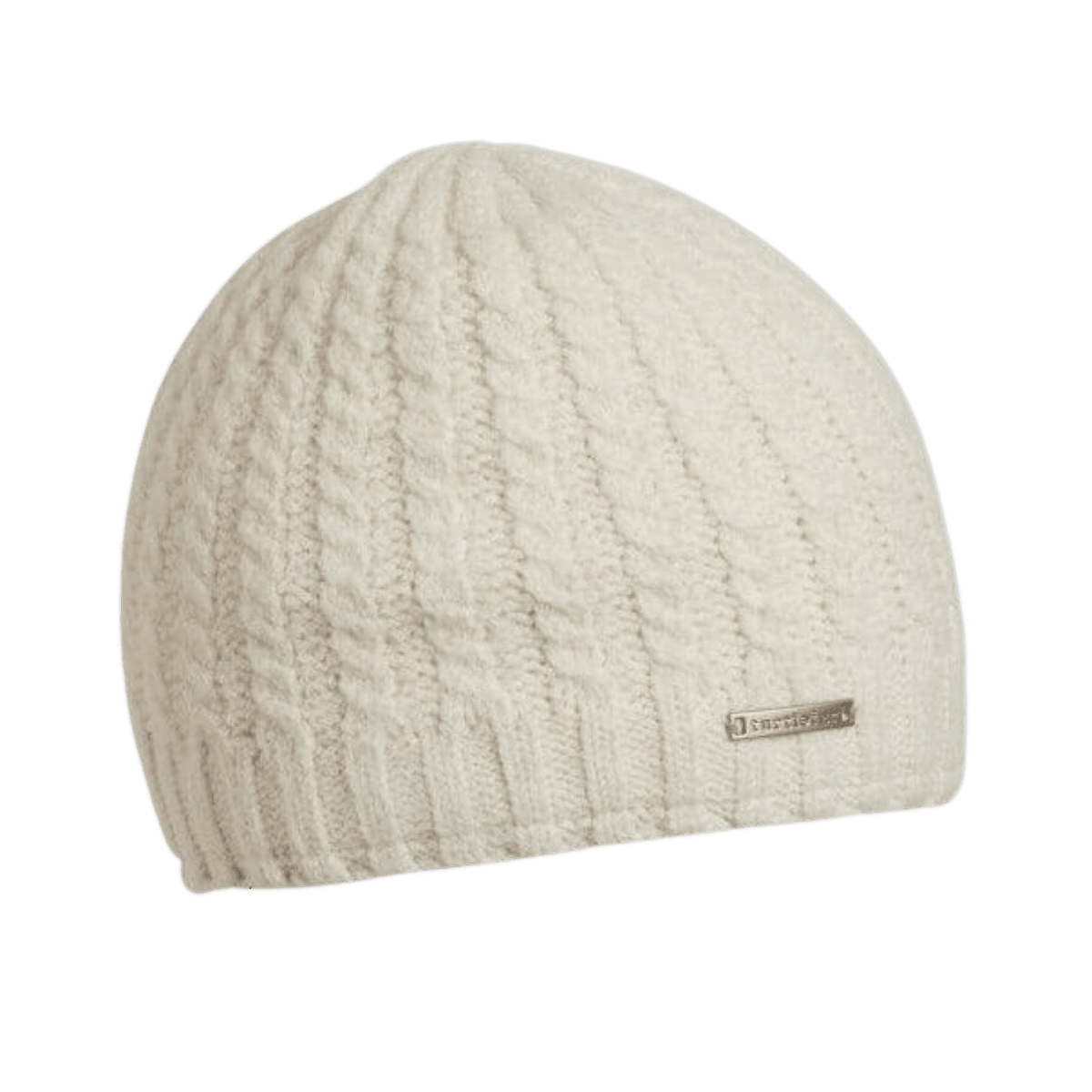 TURTLE FUR RECYCLED PELLY BEANIE - WHITE