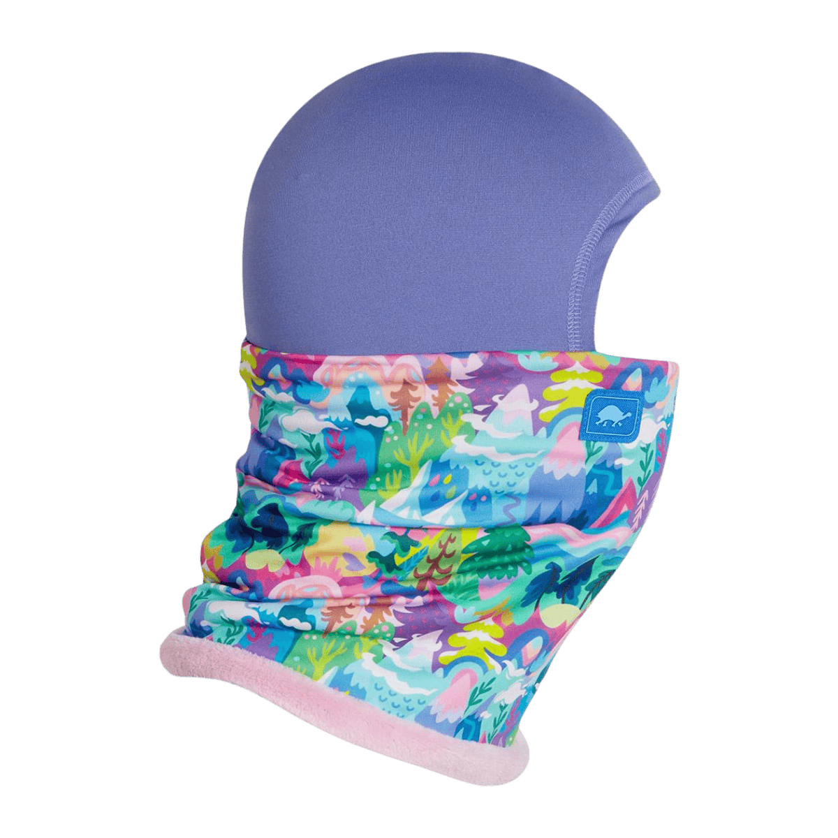 TURTLE FUR KIDS' COMFORT SHELL NECKULA SHELLACLAVA - CANDY MOUNTAIN