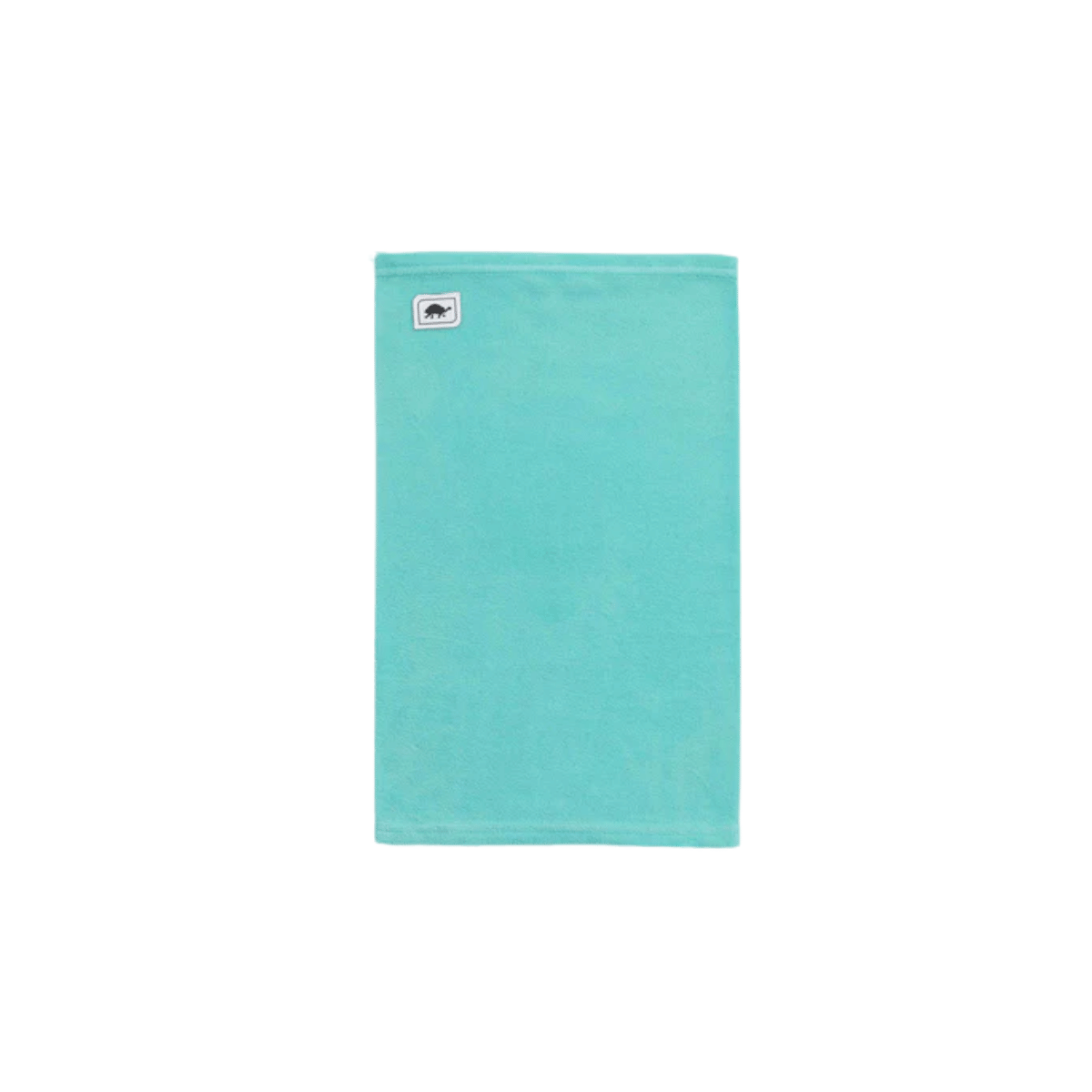 TURTLE FUR MICRO-FUR FLC DBL LAYER NECK AQUAMARINE FRONT