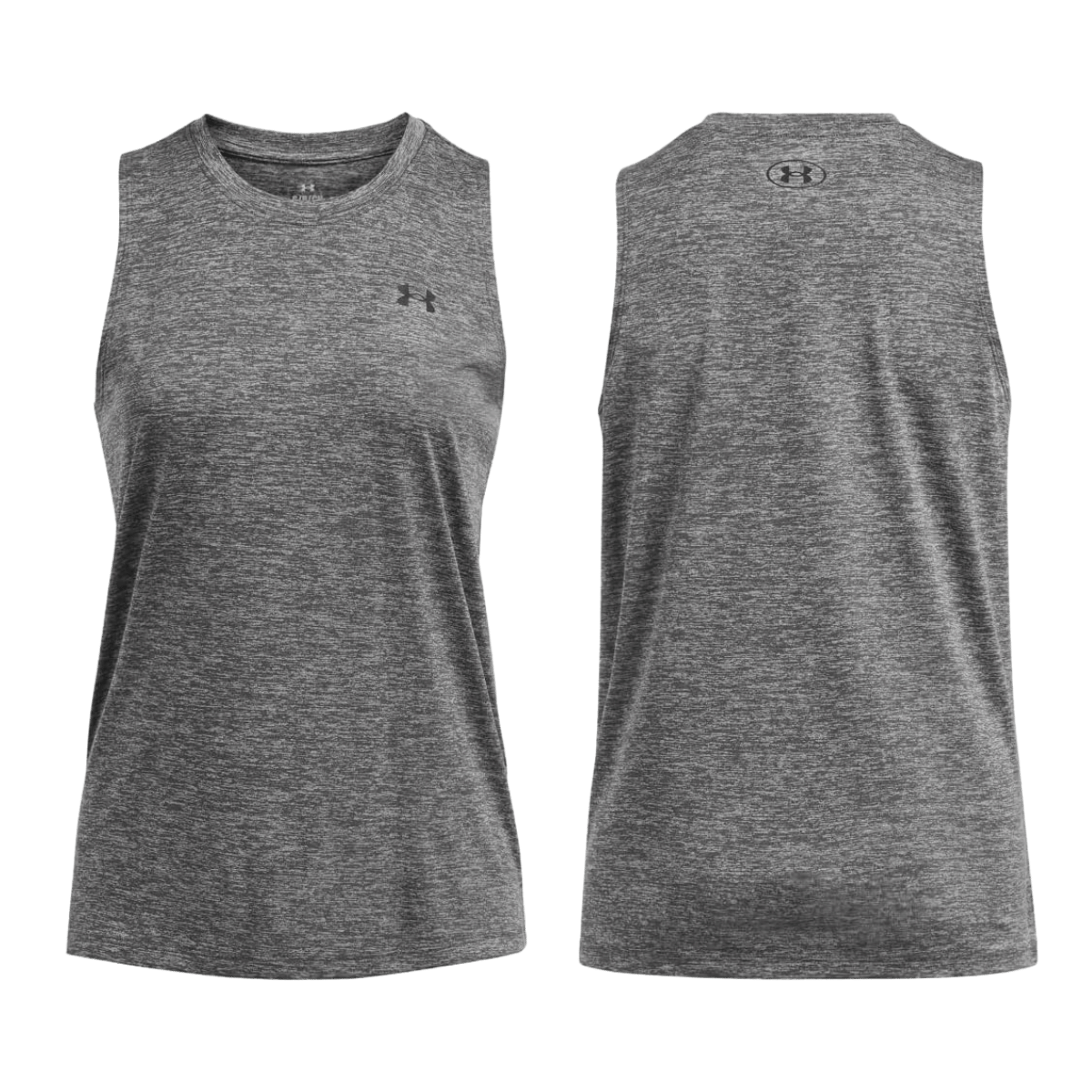 UNDER ARMOUR W TECH TWIST TANK - CASTLEROCK/BLACK