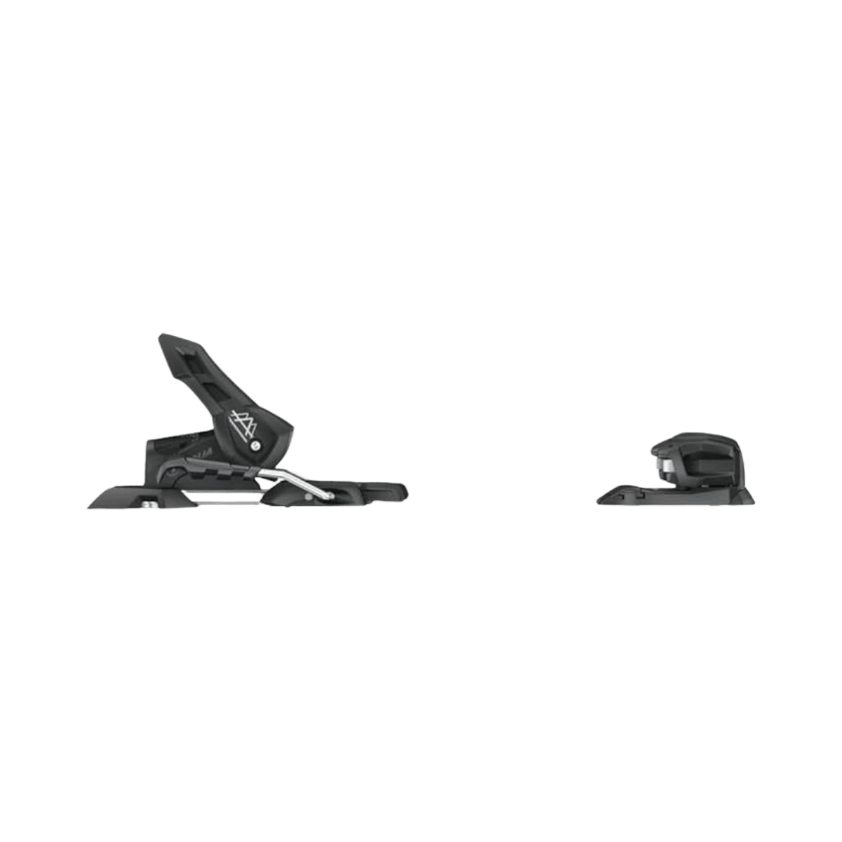 TYROLIA ATTACK LYT 11 GW BRAKE 95MM SKI BINDING – SOLID BLACK - 4.9 LBS - SIDE VIEW