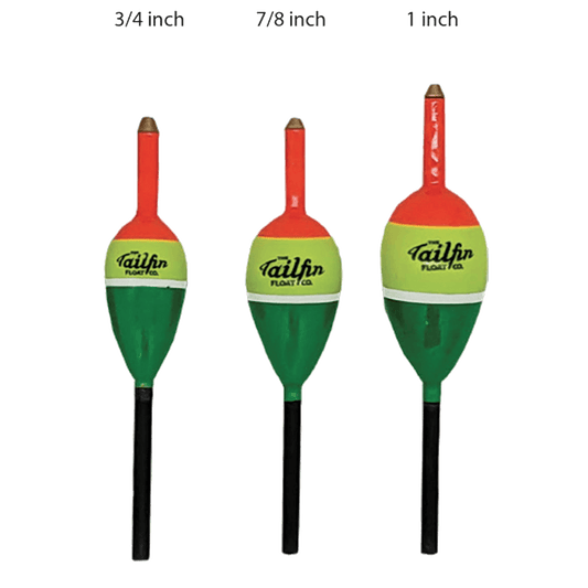 TAILFIN SPORTS STANDARD OVAL SLIP FLOAT BOBBER