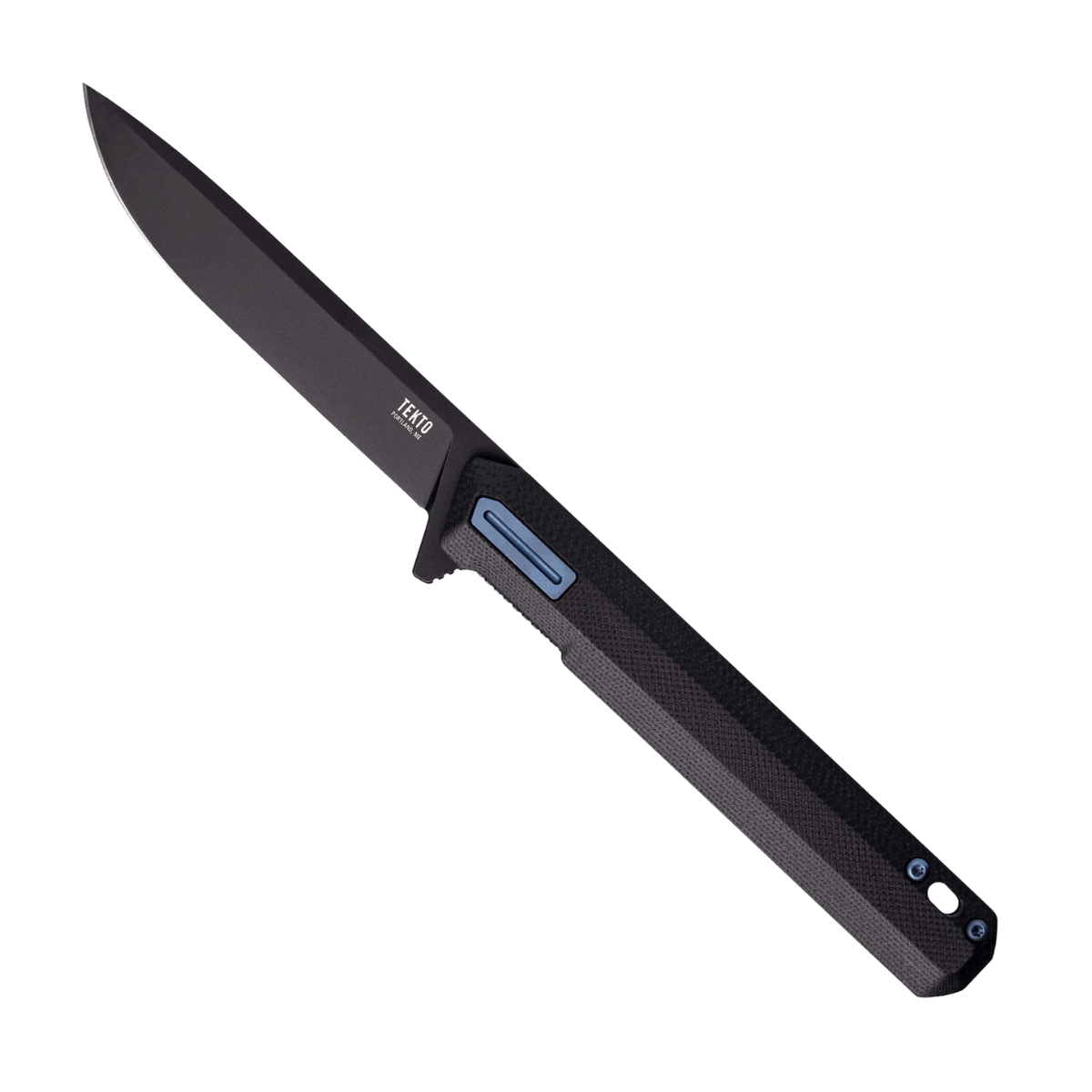 TEKTO KNIVES F2 BRAVO G10 HANDLE D2 FINE - FRONT VIEW