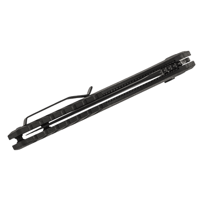 TEKTO KNIVES F3 CHARLIE FORGED CARBON DL D2 - FOLD SIDE VIEW