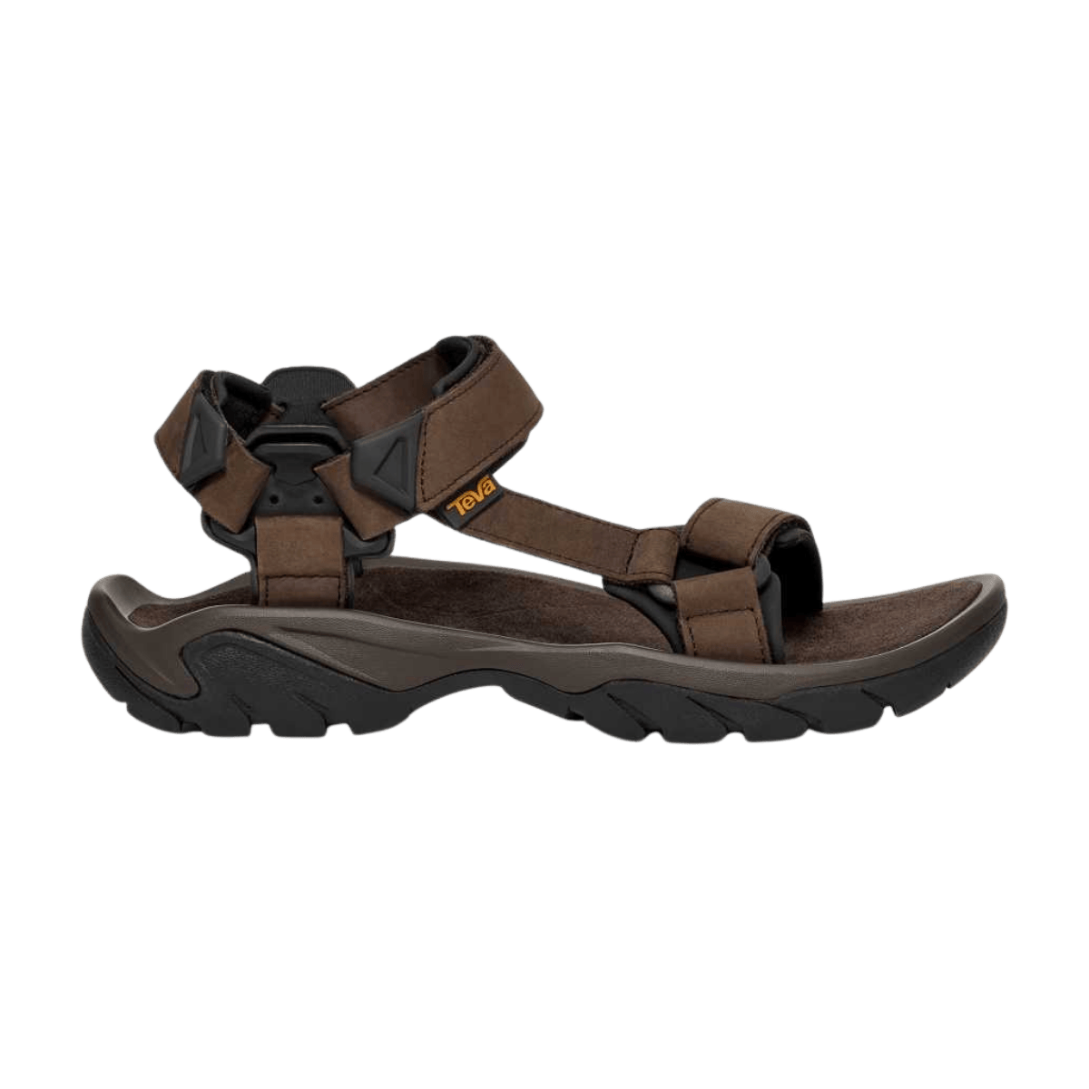 TEVA MEN'S TERRA FI 5 UNIVERSAL LEATHER - TURKISH COFFEE - SIDE VIEW