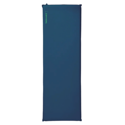 THERM-A-REST BASECAMP SLEEPING PAD LARGE POSEIDON BLUE FRONT VIEW