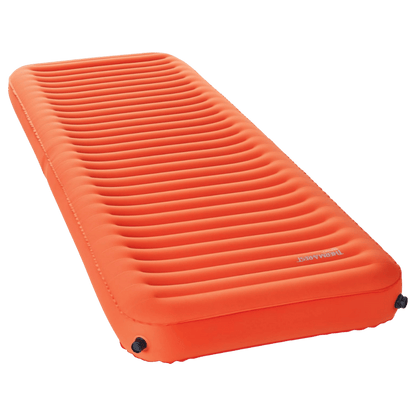 THERM-A-REST NEO LOFT SLEEPING PAD REG WIDE PUMPKIN FRONT TOP VIEW