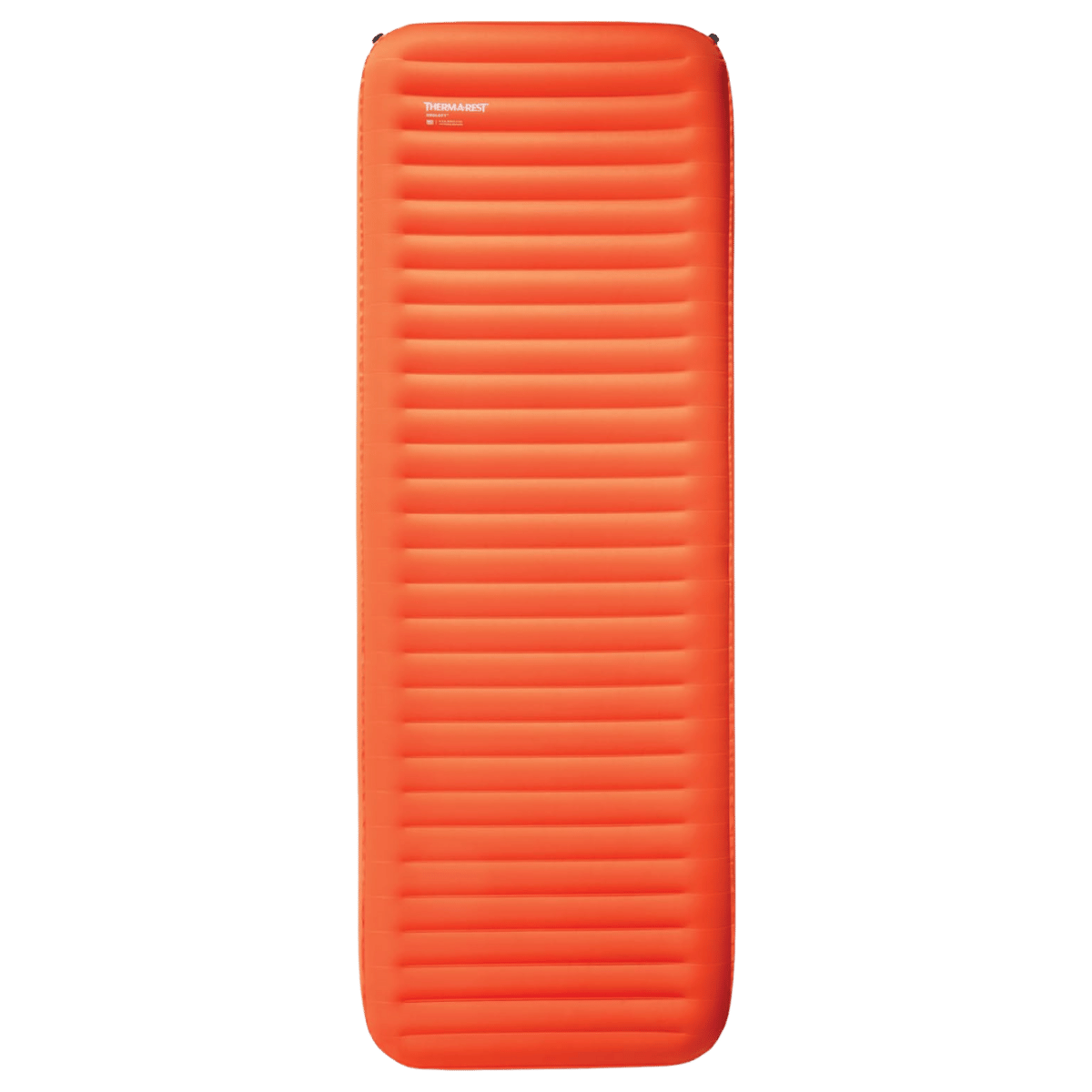 THERM-A-REST NEO LOFT SLEEPING PAD REG WIDE PUMPKIN FRONT VIEW
