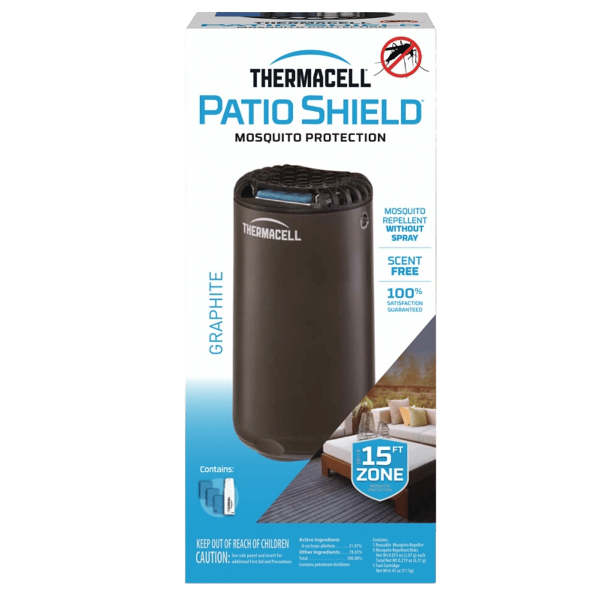 THERMACELL PATIO SHIELD REPELLER - GRAPHITE