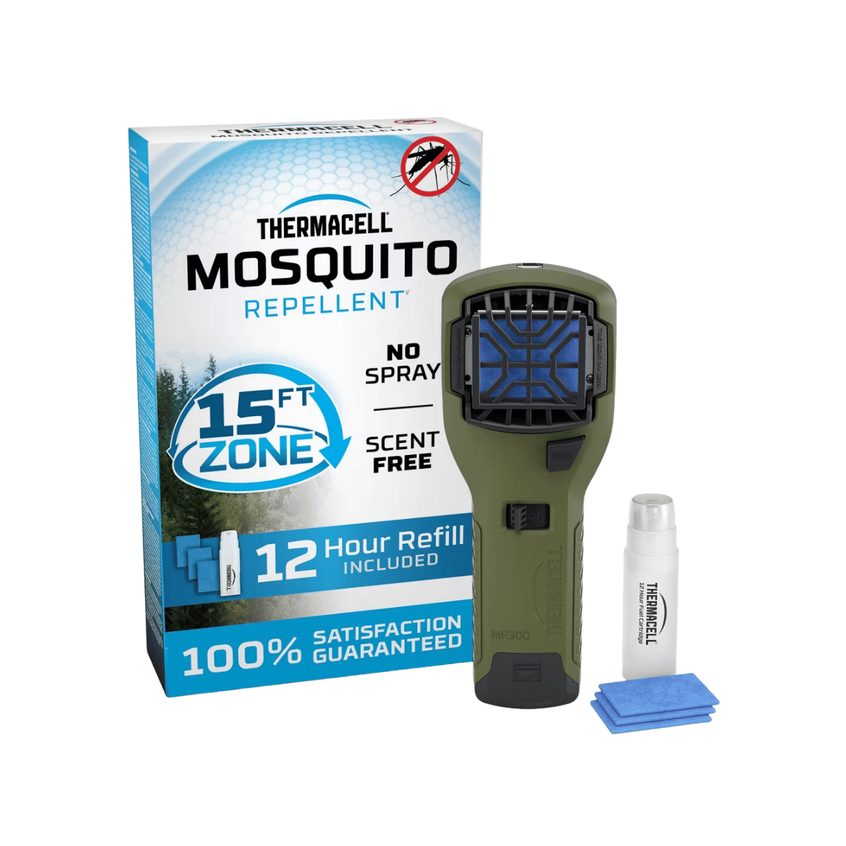 THERMACELL PORTABLE MOSQUITO REPELLENT - OLIVE GREEN