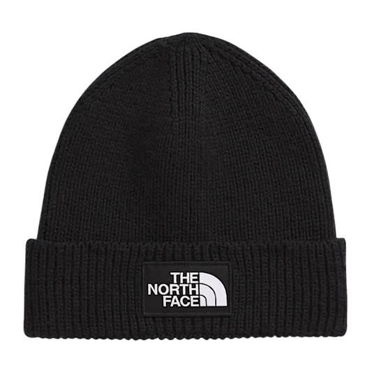 TNF LOGO BOX CUFFED BEANIE REGULAR - BLACK
