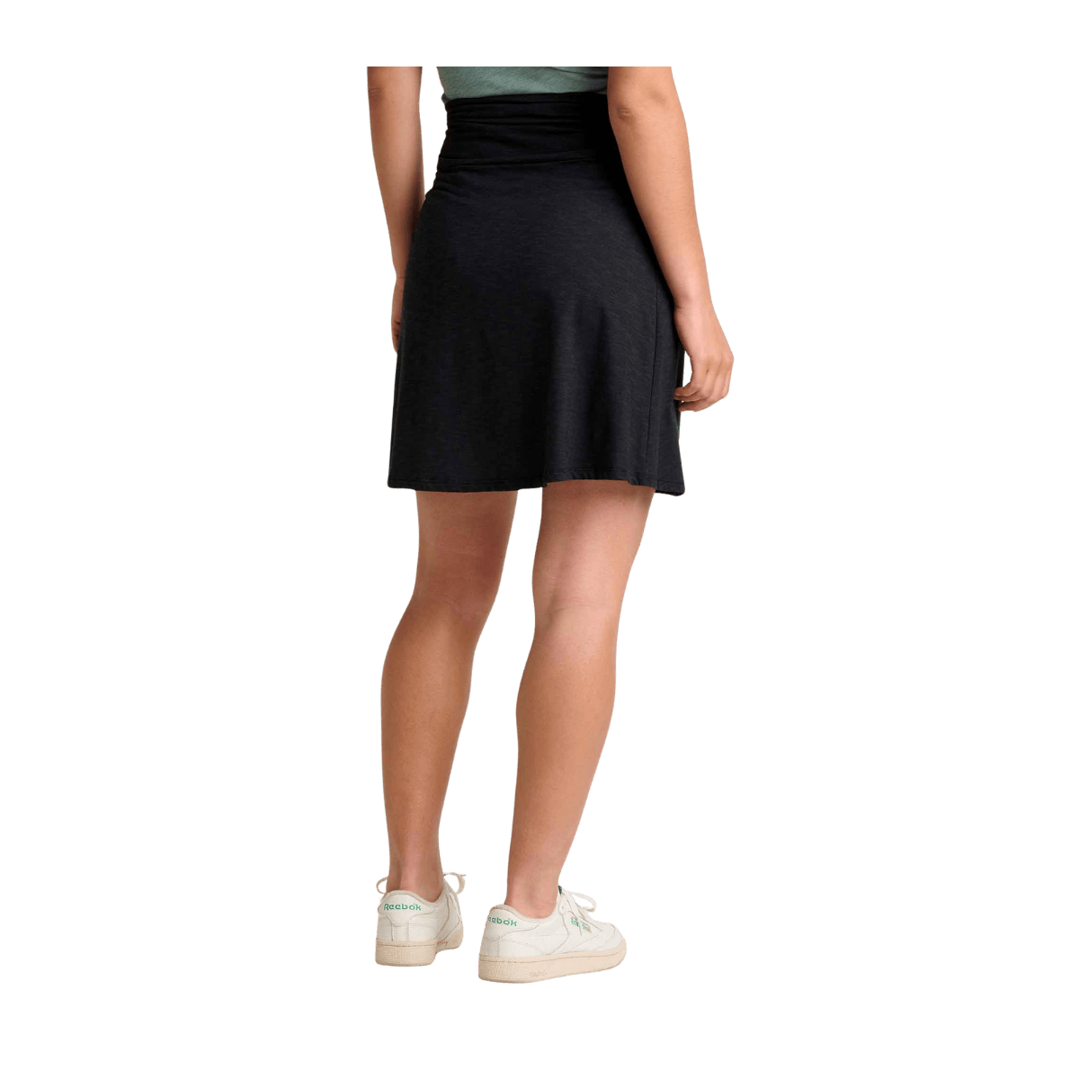 TOAD & CO CHAKA SKIRT - BLACK - BACK VIEW