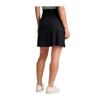 TOAD & CO CHAKA SKIRT - BLACK - BACK VIEW