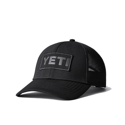 PATCH TRUCKER HAT - Black on Black