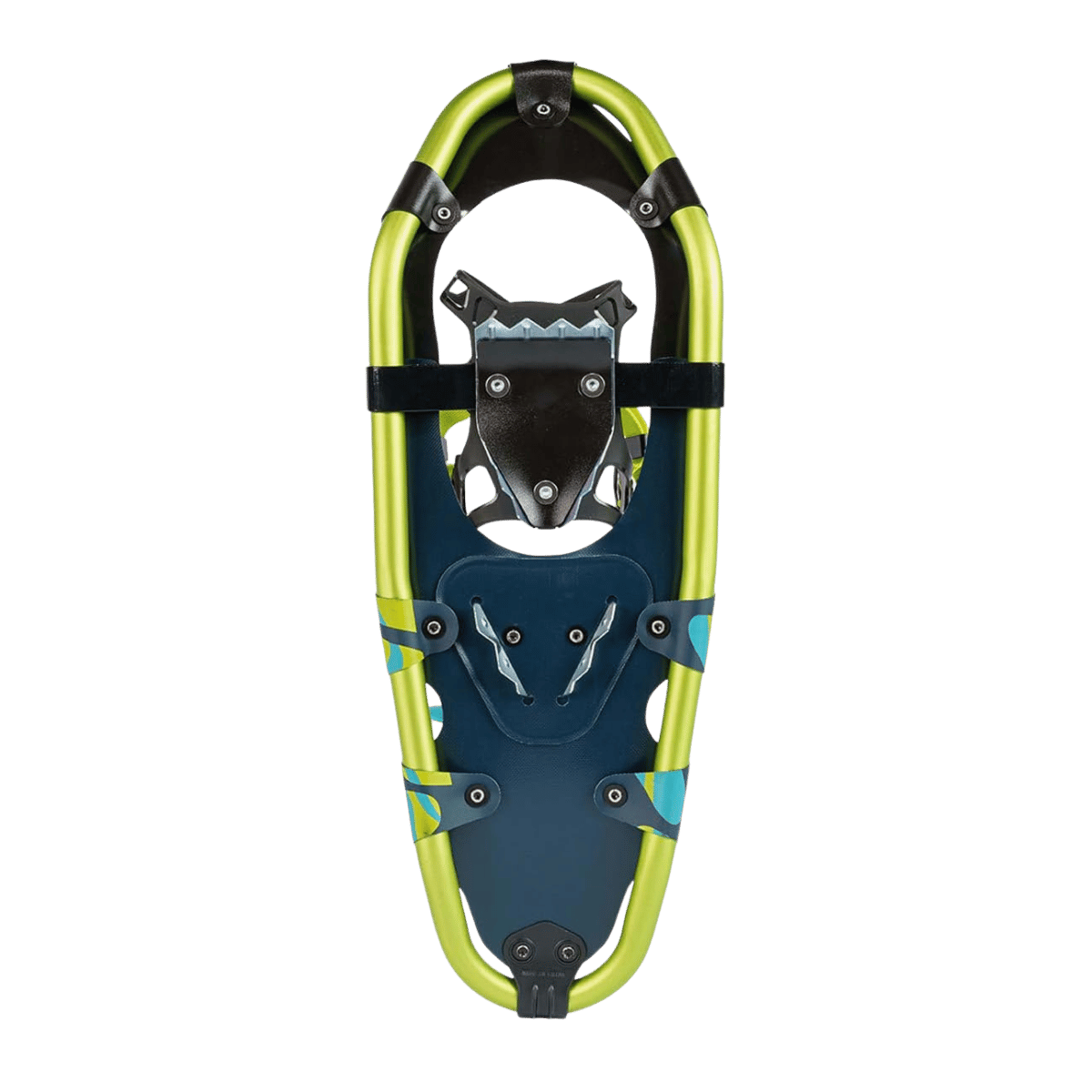 TUBBS SNOWSHOES YTH GLACIER SNOWSHOES - BLUE - OUTSOLE VIEW