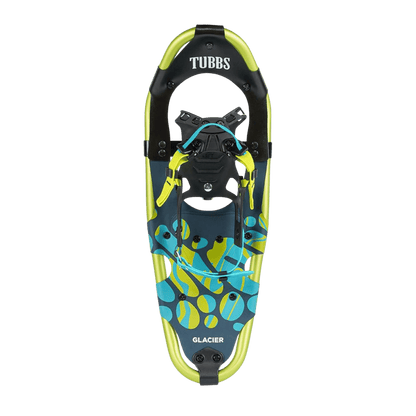 TUBBS SNOWSHOES YTH GLACIER SNOWSHOES - BLUE - FRONT VIEW