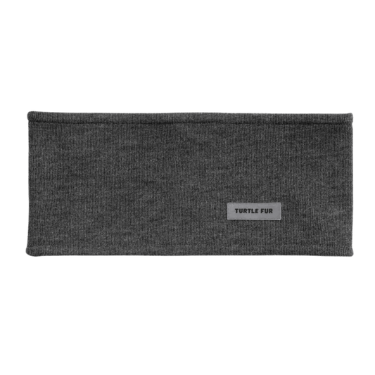 TURTLE FUR COMFORT SHELL LUXE WIDE HEADBAND BLACK