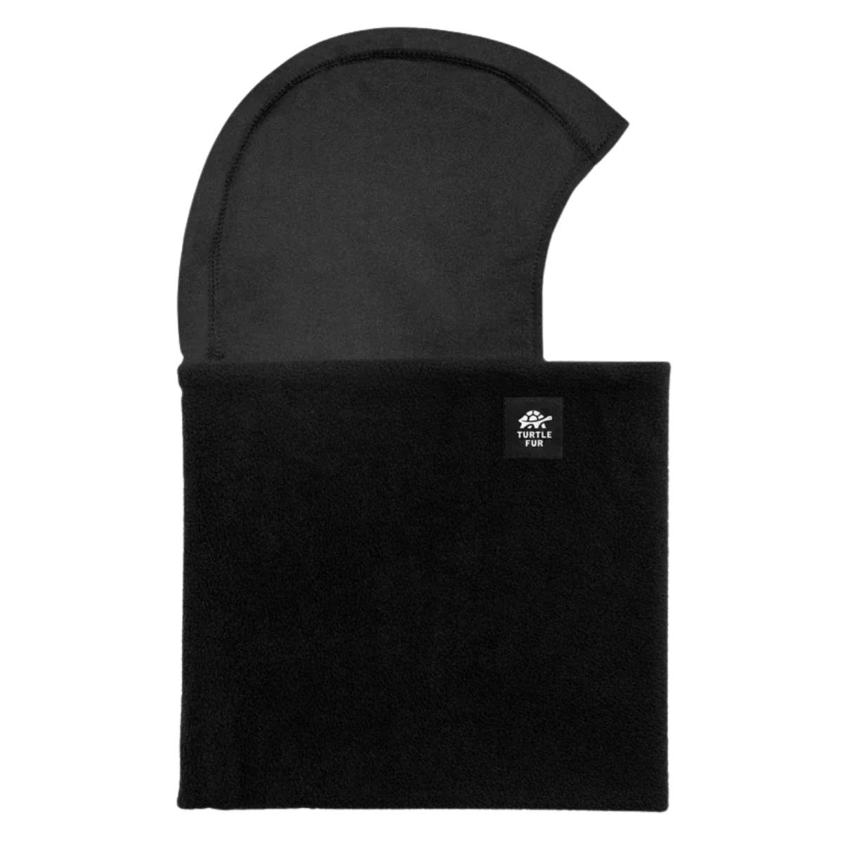 TURTLE FUR KIDS CHELONIA 150 FLEECE SHELLACLAVA BLACK SIDE VIEW