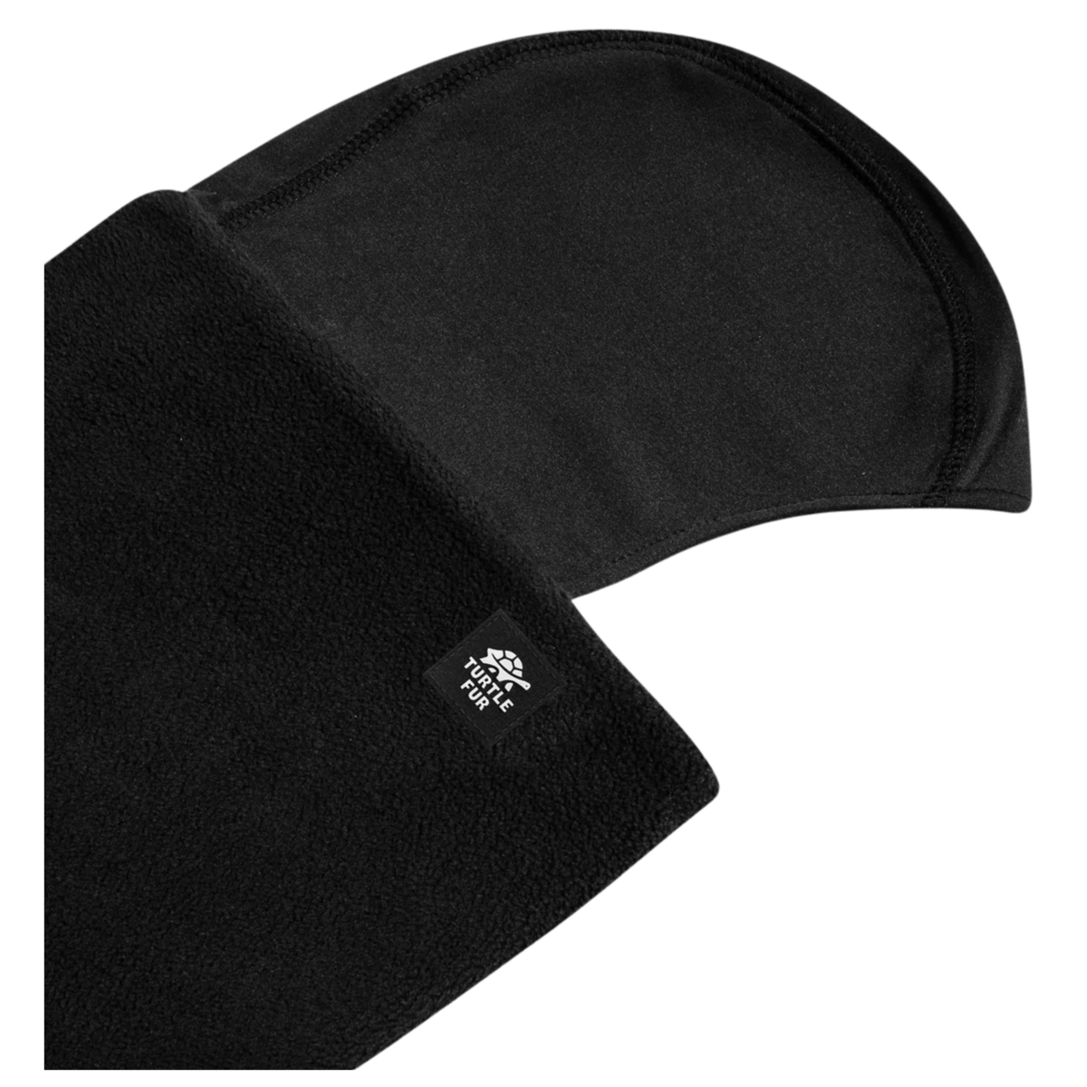 TURTLE FUR KIDS CHELONIA 150 FLEECE SHELLACLAVA BLACK FRONT SIDE 